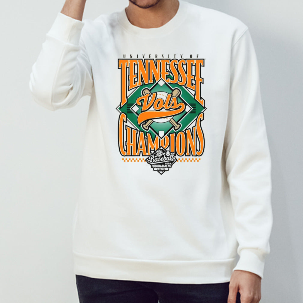 University Of Tennessee 2024 Sec Baseball Tournament Champs Vintage Shirt