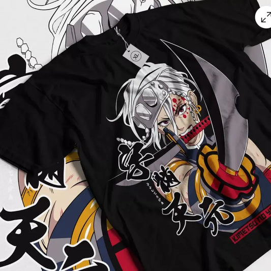 Uzui Tengen T-Shirt Demon Slayer Kimetsu No Yaiba Anime Gift Shirt All Size