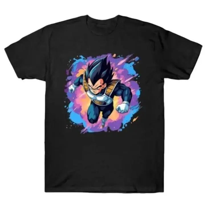 Vegeta T-shirt, Graphic Tees Tshirt, Anime Tee, Dragon Ball Tee Shirt Menswear Top Streetwear Shortsleeve Sweatshirt, Hoodie, Comfort Colors
