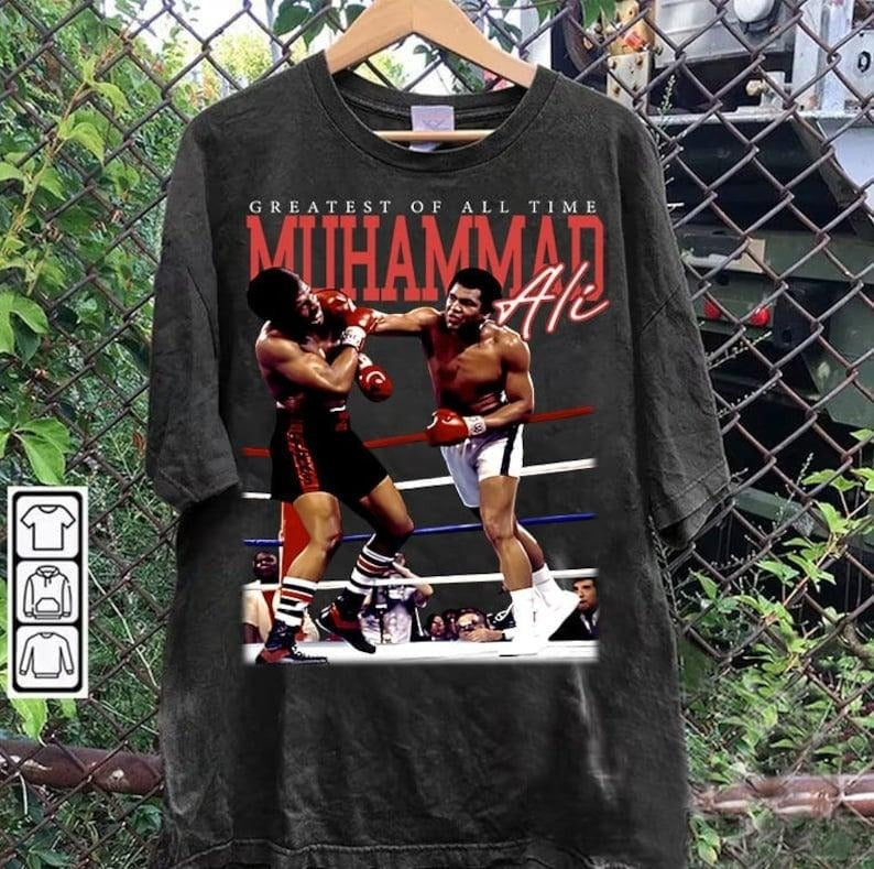 Vintage 90s Graphic Style Muhammad Ali TT-shirt - Muhammad Ali T-shirt - American Professional Boxer Tee For Man and Woman Unisex T-shirt, Gift For Fan