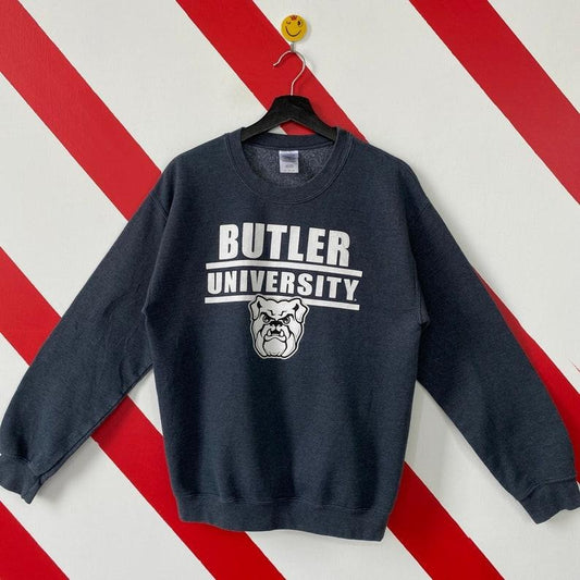 Vintage Butler University Sweatshirt Butler Crewneck Butler University Sweater Pullover Butler Bulldogs Print Logo