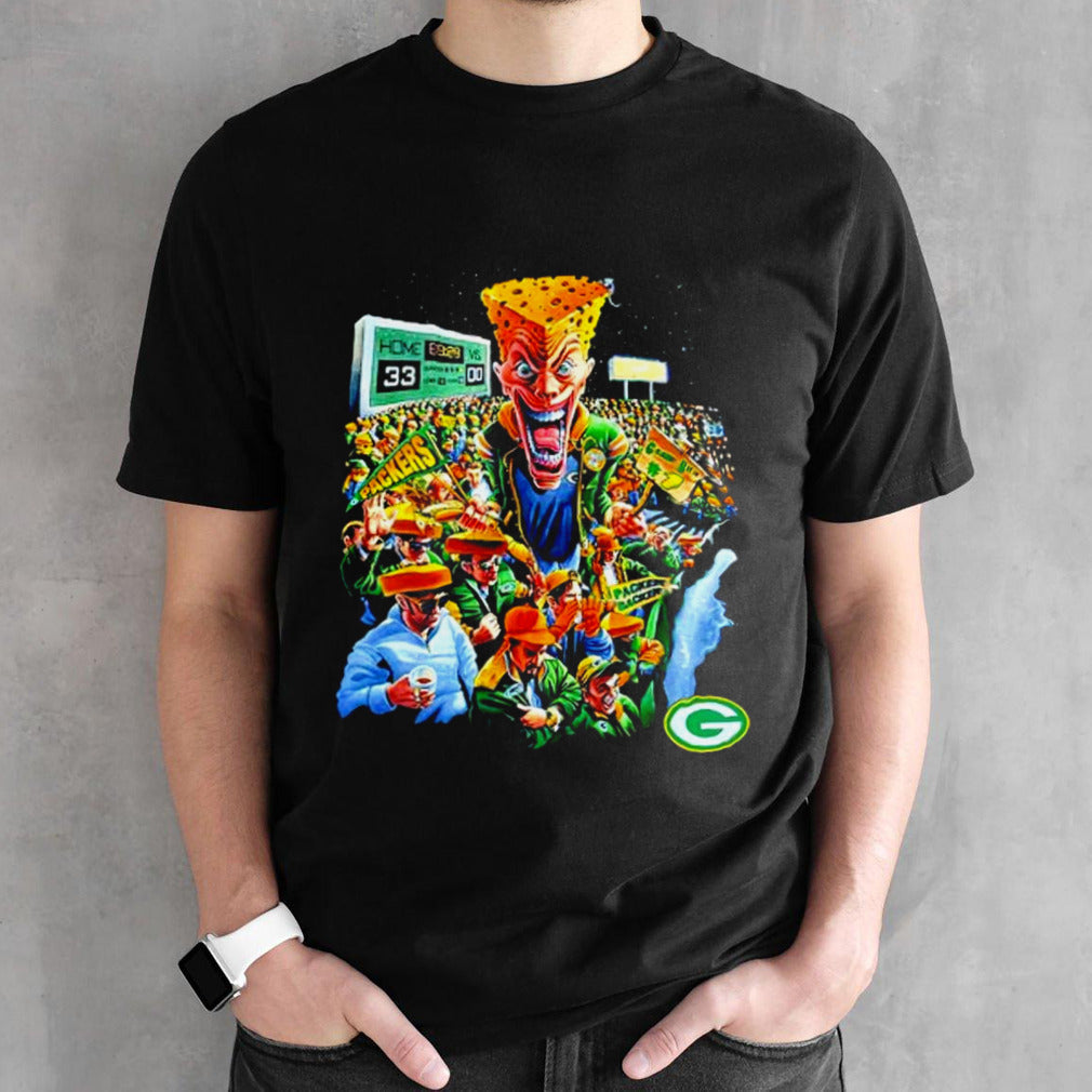 Vintage Green Bay Packers caricature shirts