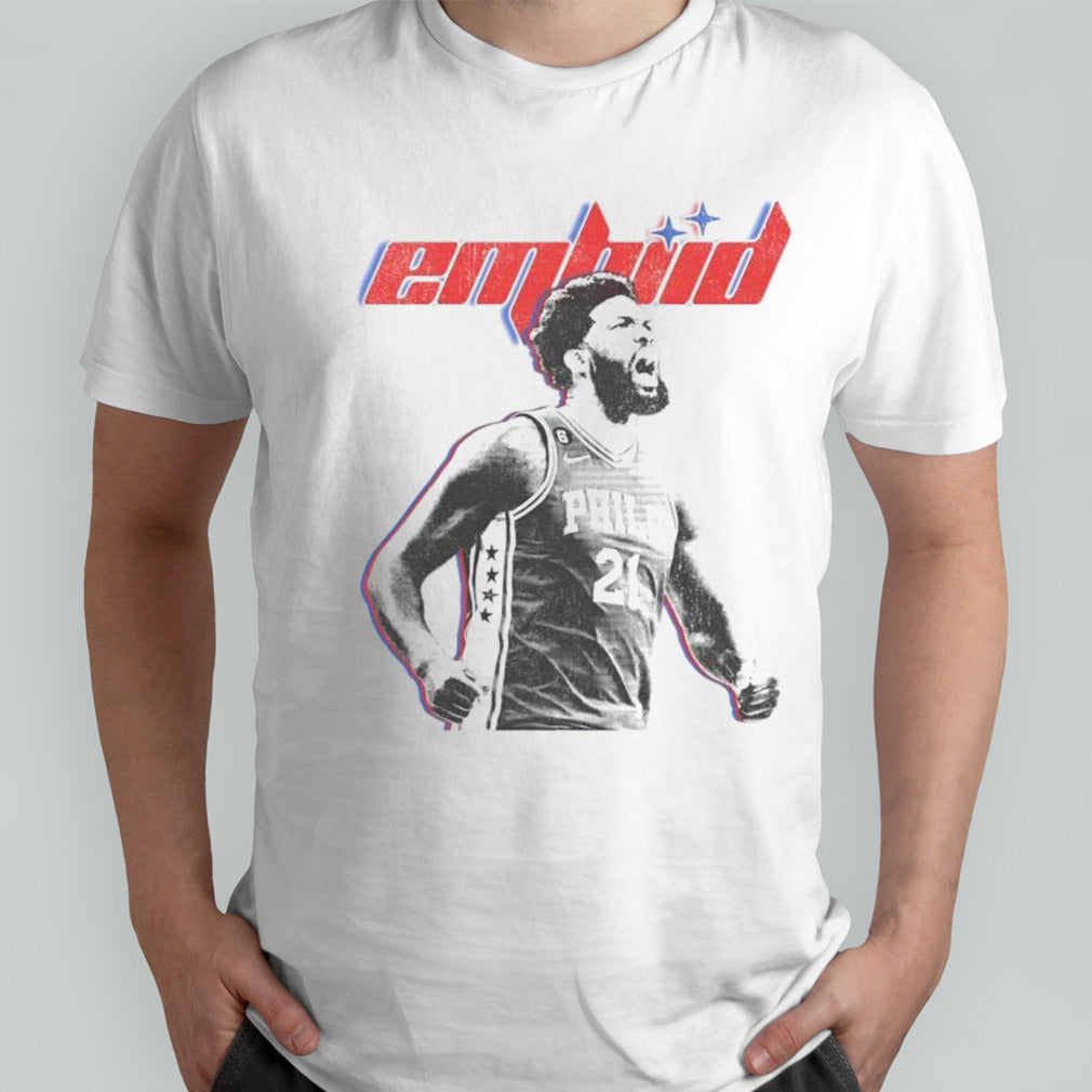 Vintage Joel Embiid Philadelphia 76ers shirts