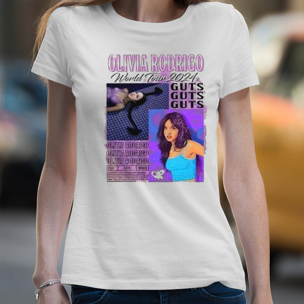 Vintage Olivia Rodrigo Guts Tour 2024 shirt