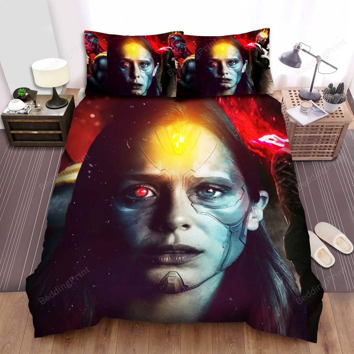 Wandavision Movie Art 3 Bed Sheets Duvet Cover Bedding Setss