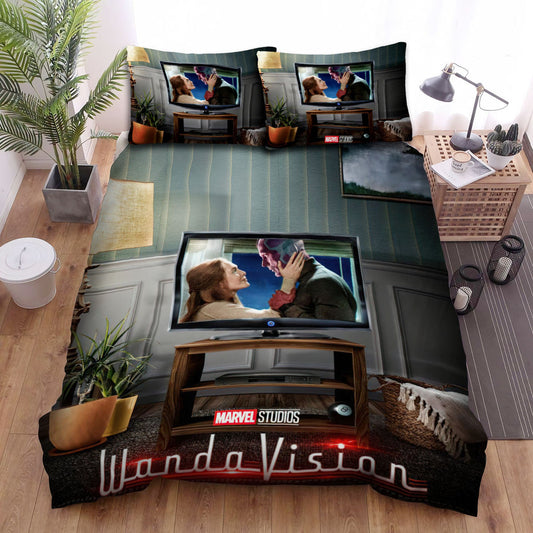 Wandavision Movie Poster 5 Bed Sheets Duvet Cover Bedding Setss