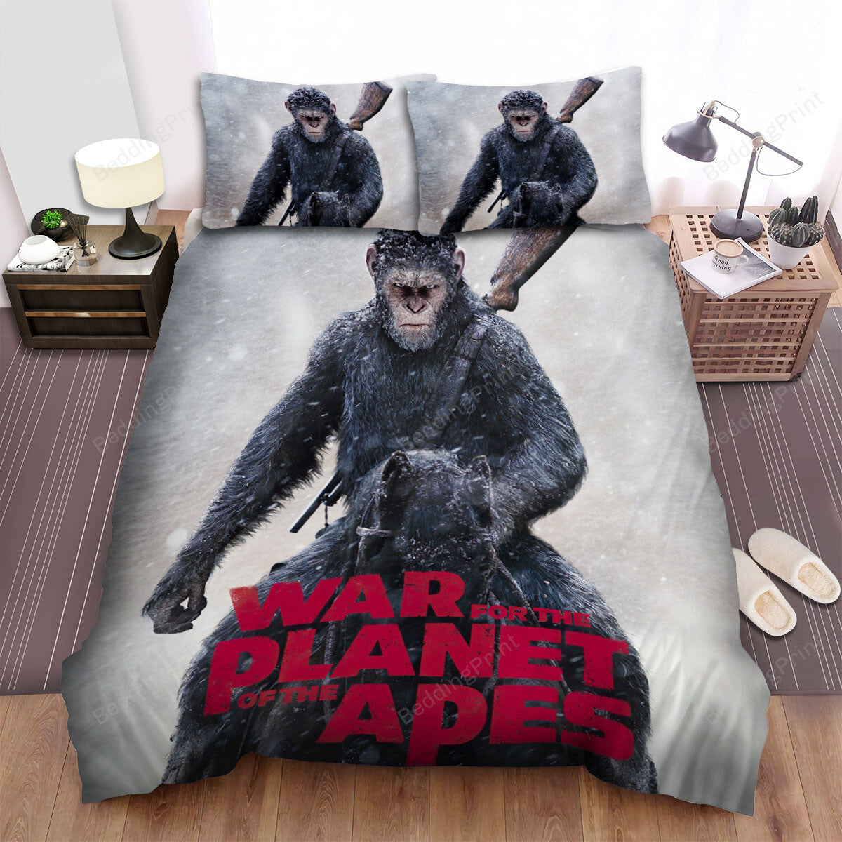 War For The Planet Of The Apes s(2017s) Movie Poster Bed Sheets Duvet Cover Bedding Sets 2778s