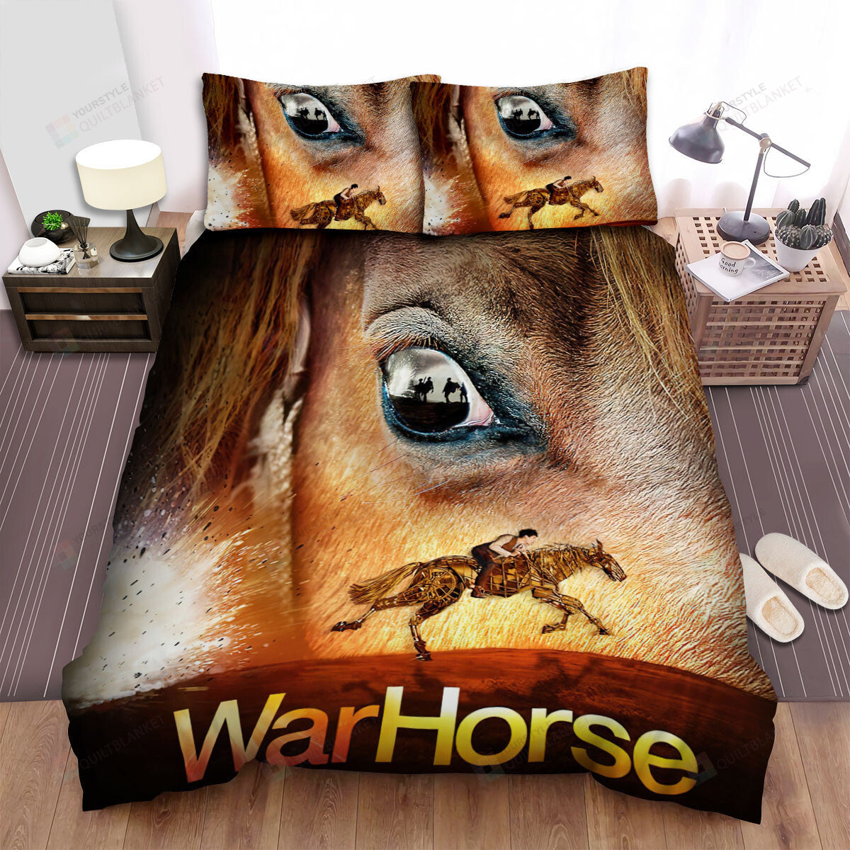 War Horse Movie Poster 3 Bed Sheets Duvet Cover Bedding Setss