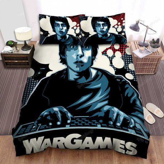 Wargames s(1983s) Art Movie Poster Bed Sheets Duvet Cover Bedding Setss