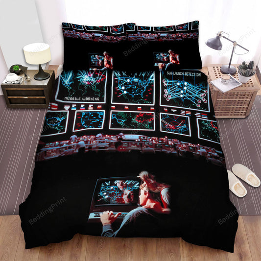 Wargames s(1983s) Computer Movie Poster Bed Sheets Duvet Cover Bedding Setss
