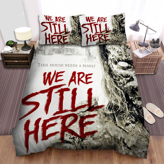We Are Still Here s(Is) Snow Evil Movie Poster Bed Sheets Spread Comforter Duvet Cover Bedding Setss