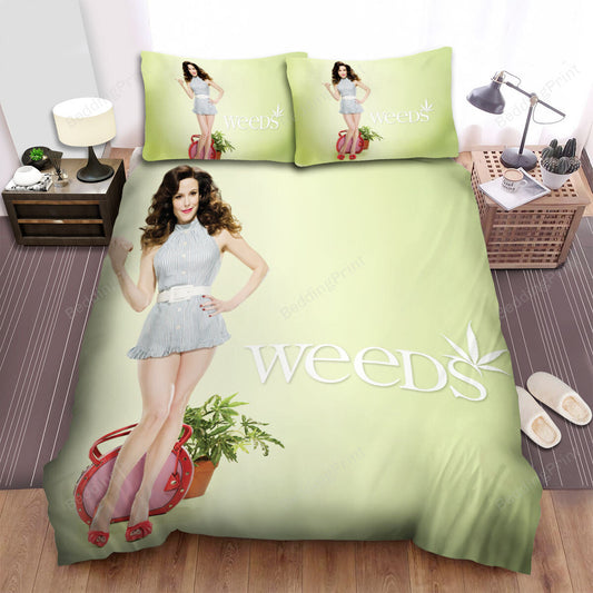 Weeds s(20052012s) Nancy Botwin Movie Poster Bed Sheets Duvet Cover Bedding Setss
