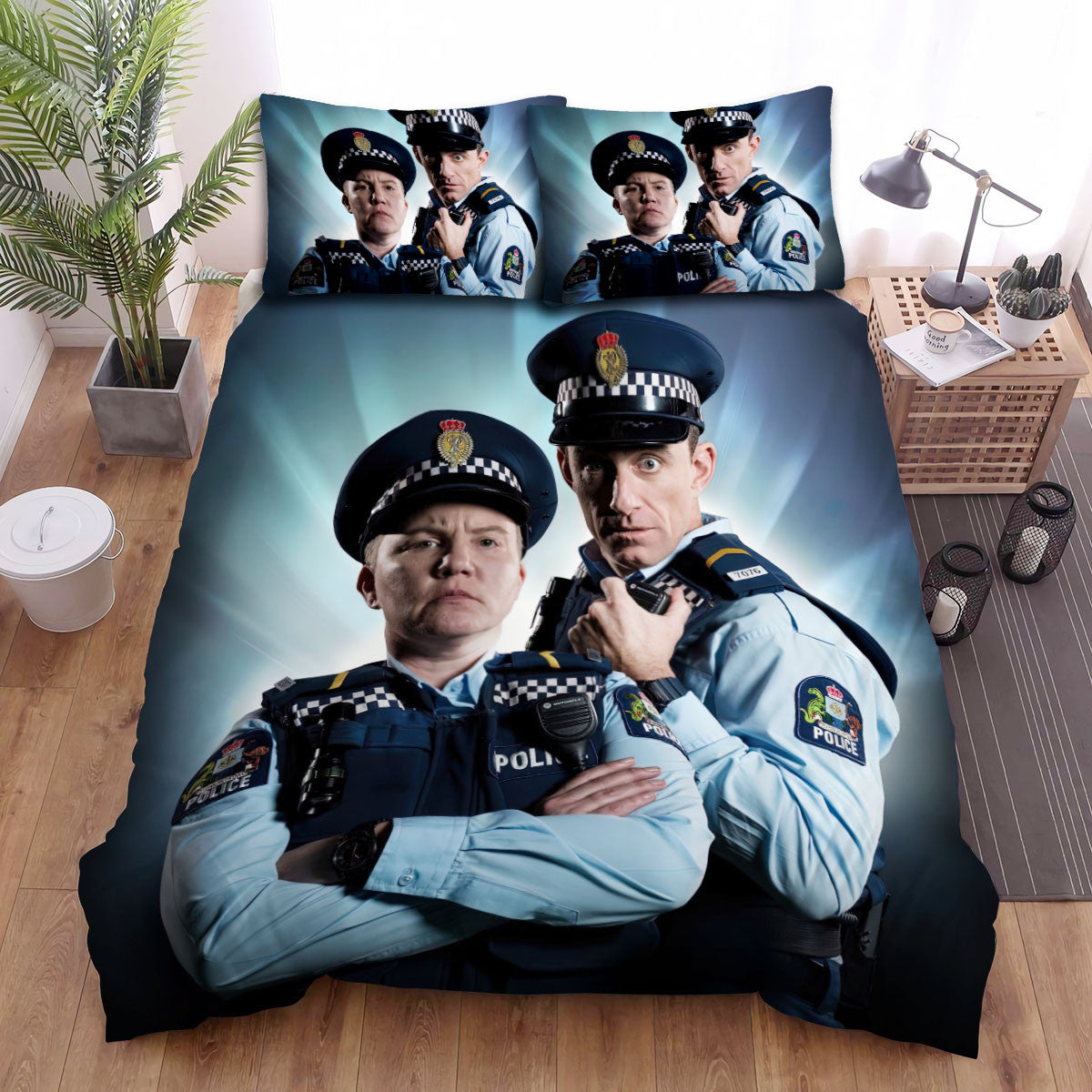 Wellington Paranormal Movie Poster 2 Bed Sheets Duvet Cover Bedding Setss
