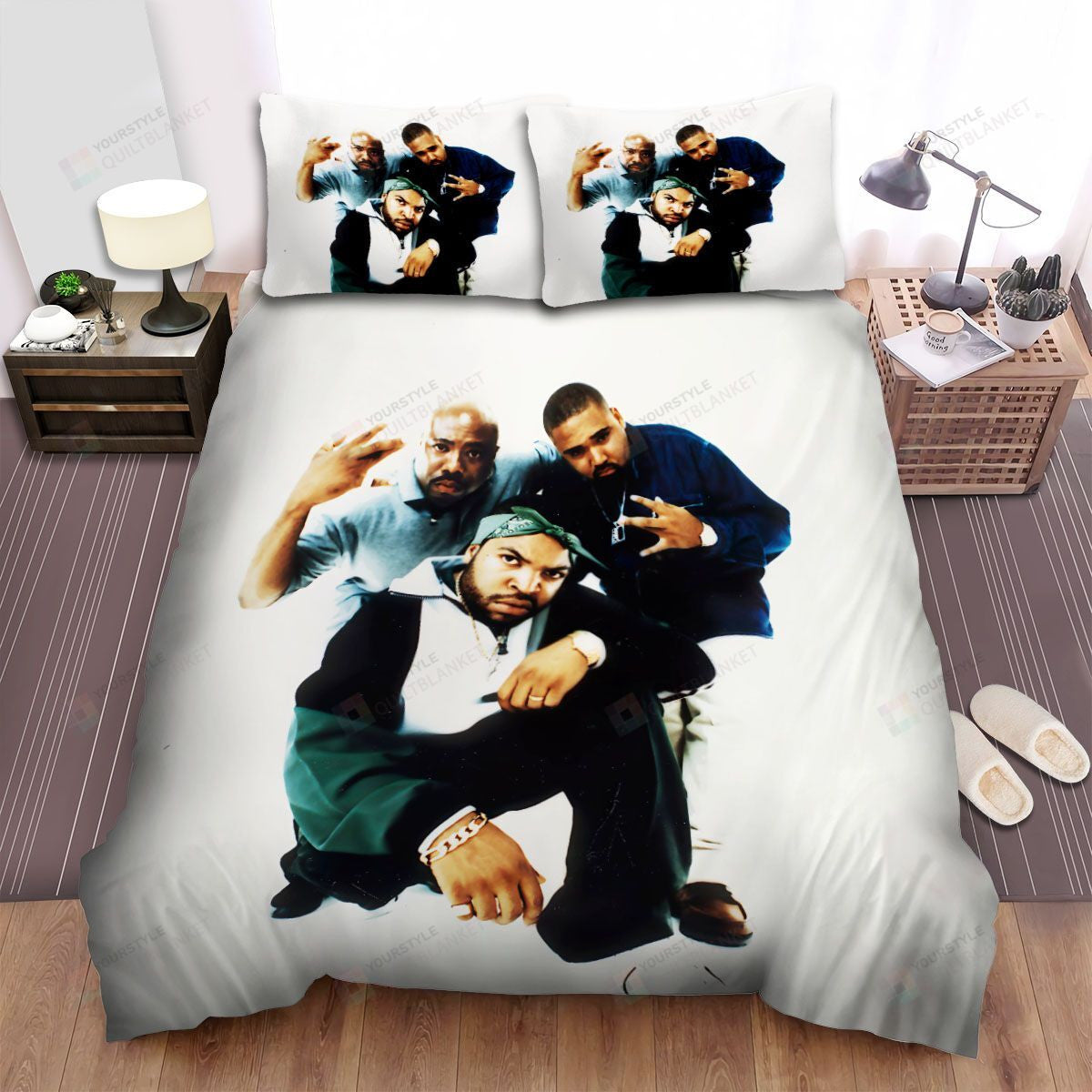Westside Connection Music Band Photoshoot Bed Sheets Spread Comforter Duvet Cover Bedding Setss