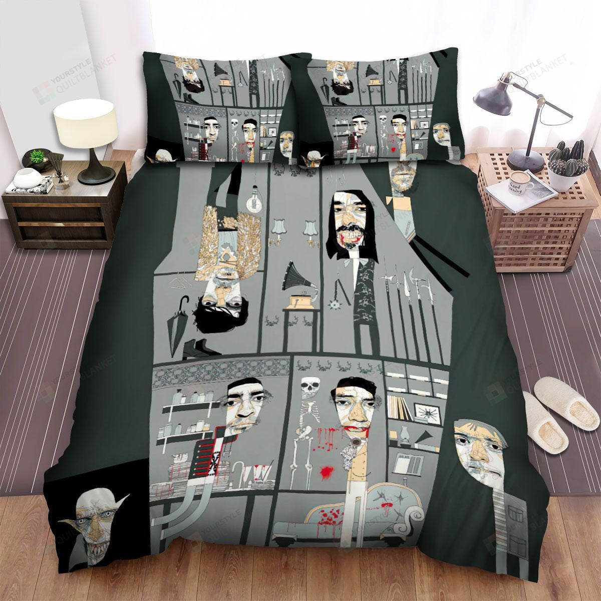 What We Do In The Shadows Movie Art Bed Sheets Spread Comforter Duvet Cover Bedding Setss