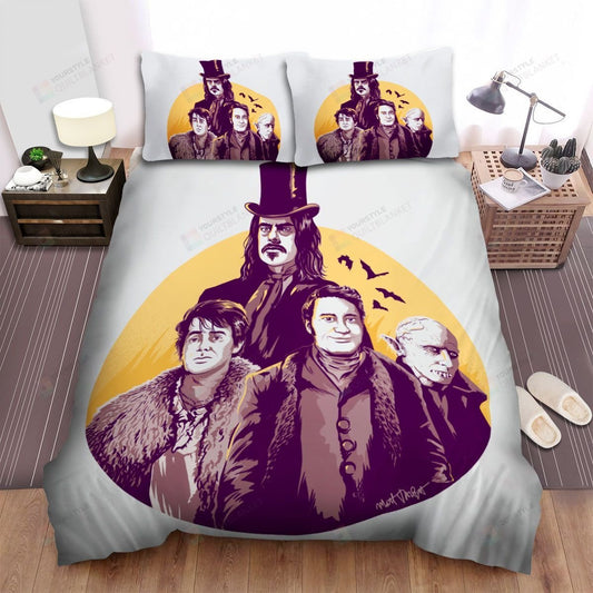 What We Do In The Shadows Movie Poster 1 Bed Sheets Spread Comforter Duvet Cover Bedding Setss