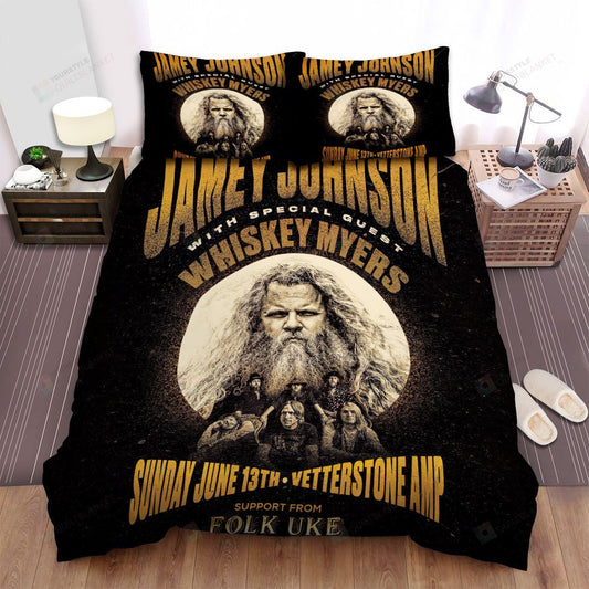 Whiskey Myers Vintage Poster Bed Sheets Spread Comforter Duvet Cover Bedding Setss