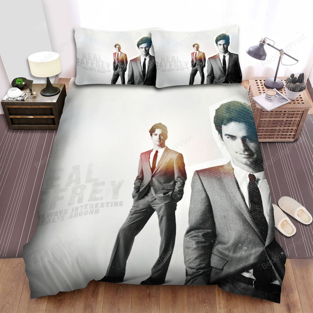 White Collar Movie Art 1 Bed Sheets Duvet Cover Bedding Setss