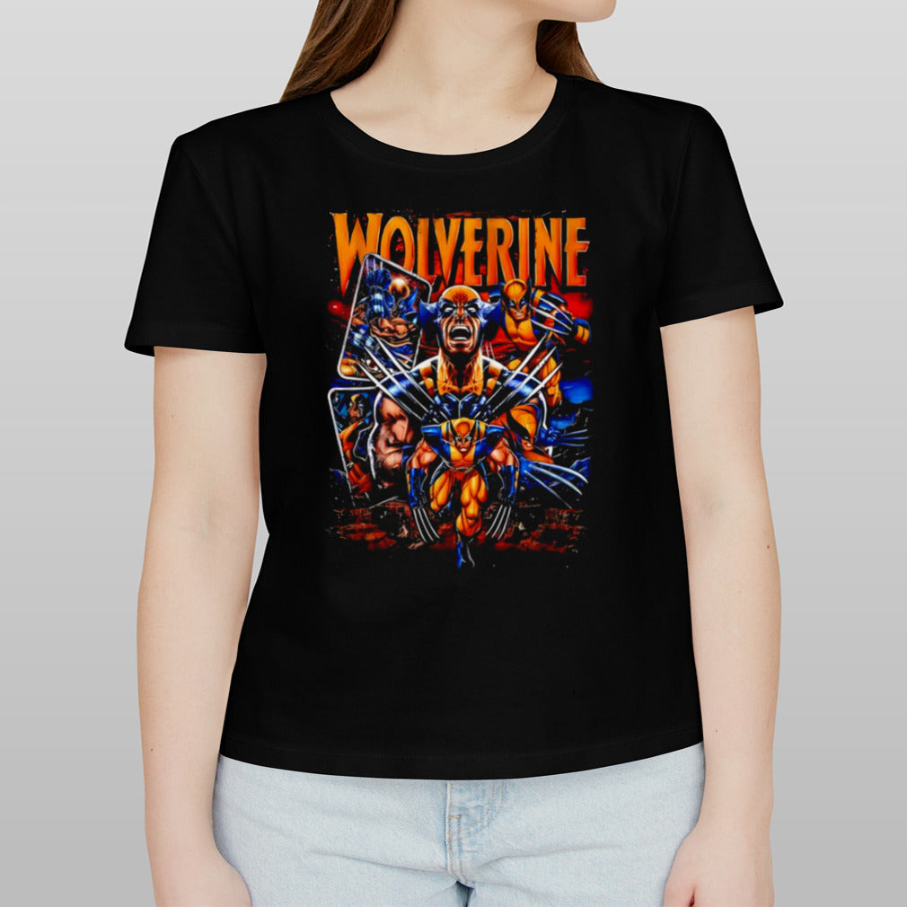 Wolverine claws out graphic shirt