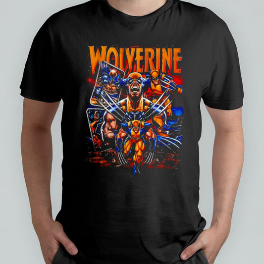 Wolverine claws out graphic shirt