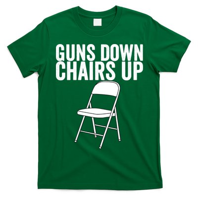 Alabama Guns Down Chairs Up Funny White Folding Chairs Fight T-Shirt