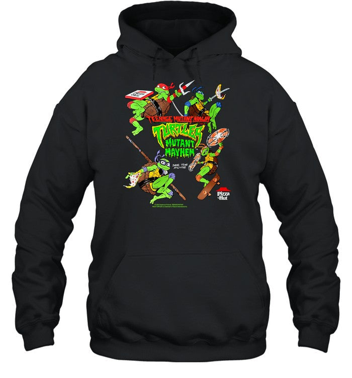 Pizza Hut Teenage Mutant Ninja Turtles Mutant Mayhem See The Movie Hoodie