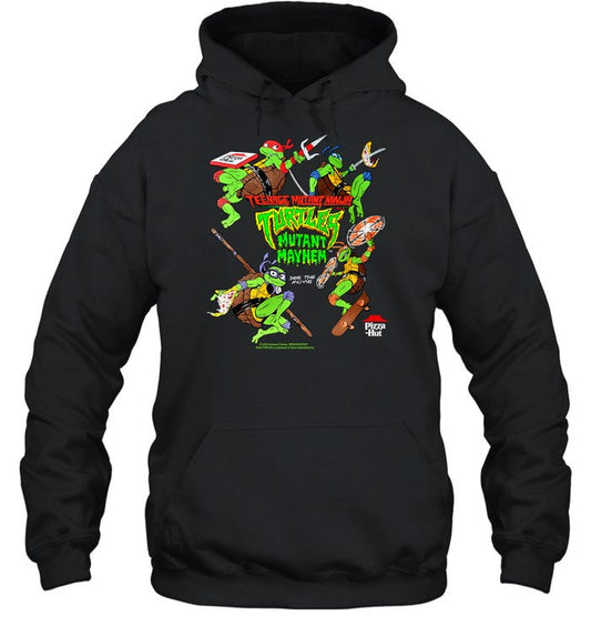 Pizza Hut Teenage Mutant Ninja Turtles Mutant Mayhem See The Movie Hoodie