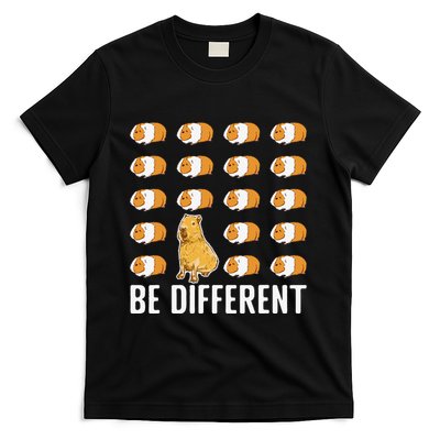 Be different Capybaras Funny Capibara Rodent Capybara T-Shirt