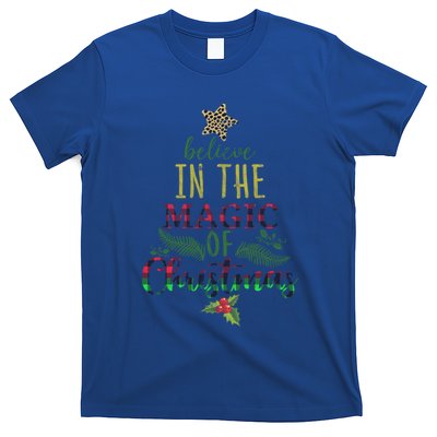 Believe In The Magic Of Christmas Funny Gift T-Shirt