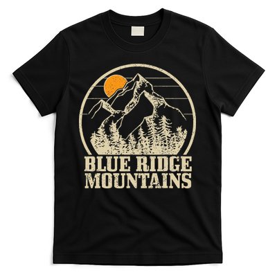 Blue Ridge Mountains Vintage Vintage Hiking Camping Gift T-Shirt