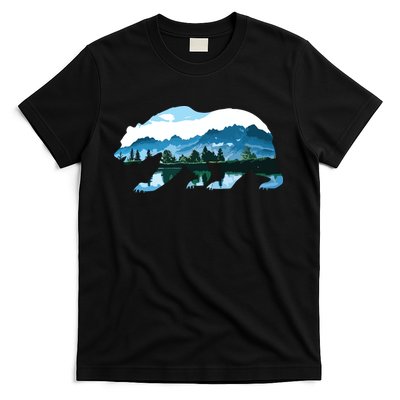 Bear Vintage National Park Bear Wildlife Mountains T-Shirt