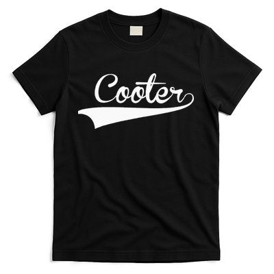 COOTER Baseball Vintage Retro Font T-Shirt