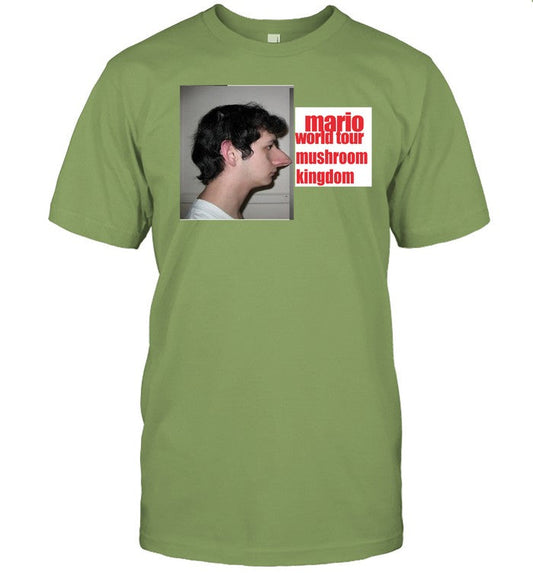 Redshibe Yandere Dev Mario World Tour Mushroom Kingdom Shirt