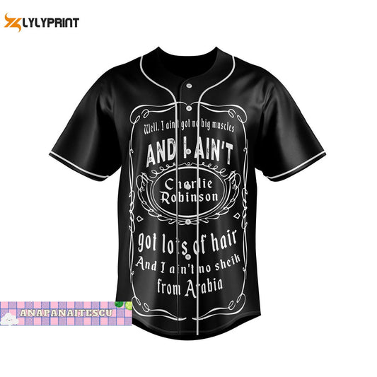 Charlie Robinson Baseball Jersey, Charlie Robinson Jersey - lylyprint.com