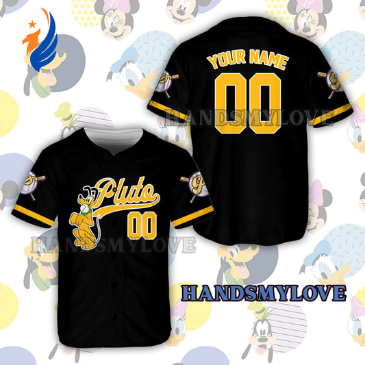 Custom Mickey Game Day Baseball Jersey - Perfect Outfit for Disney Baseball Fans - Bafud