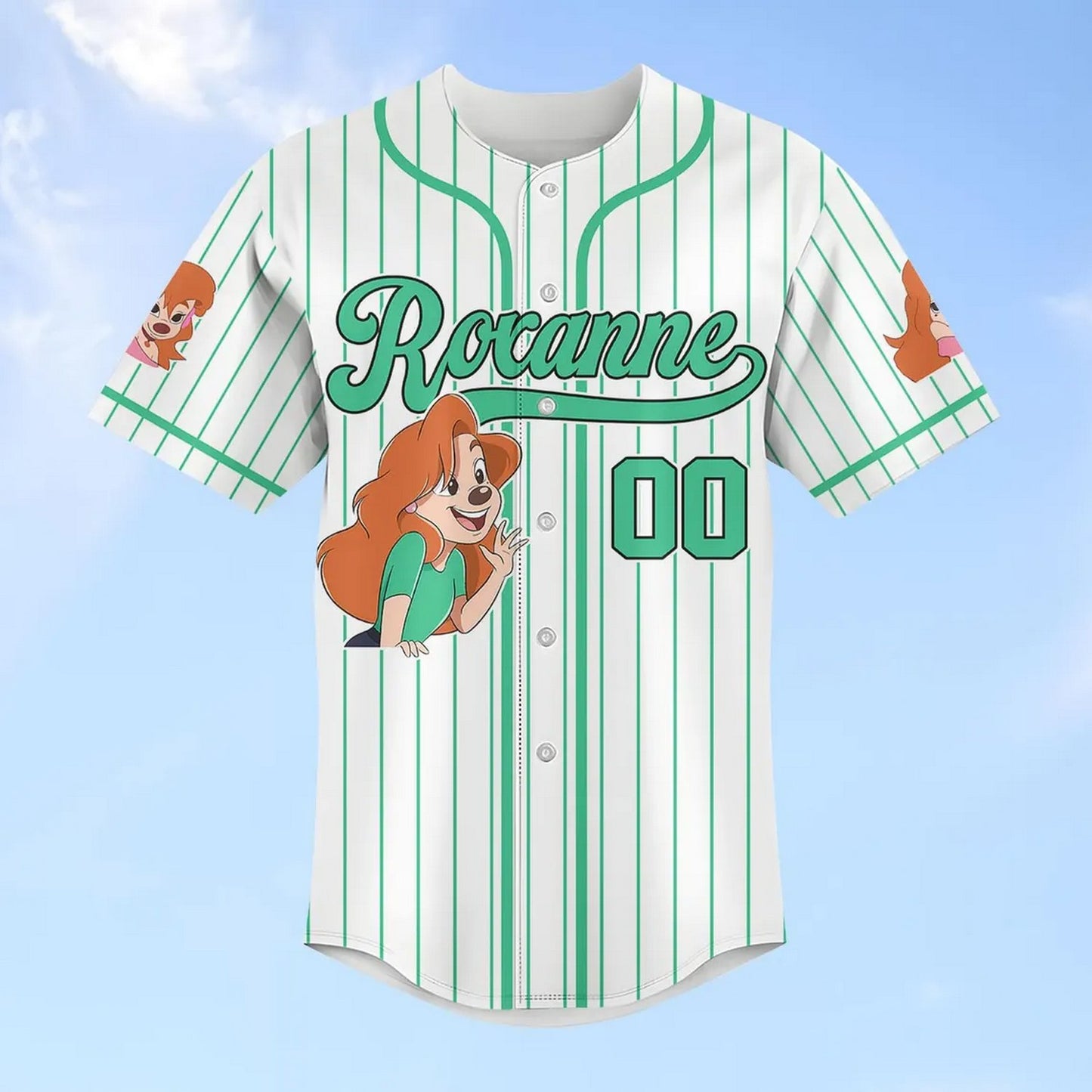 Custom Name Roxanne Baseball Jersey