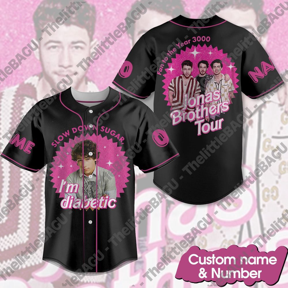 Customized Jonas Brothers Tour Baseball Jersey - lylyprint.com