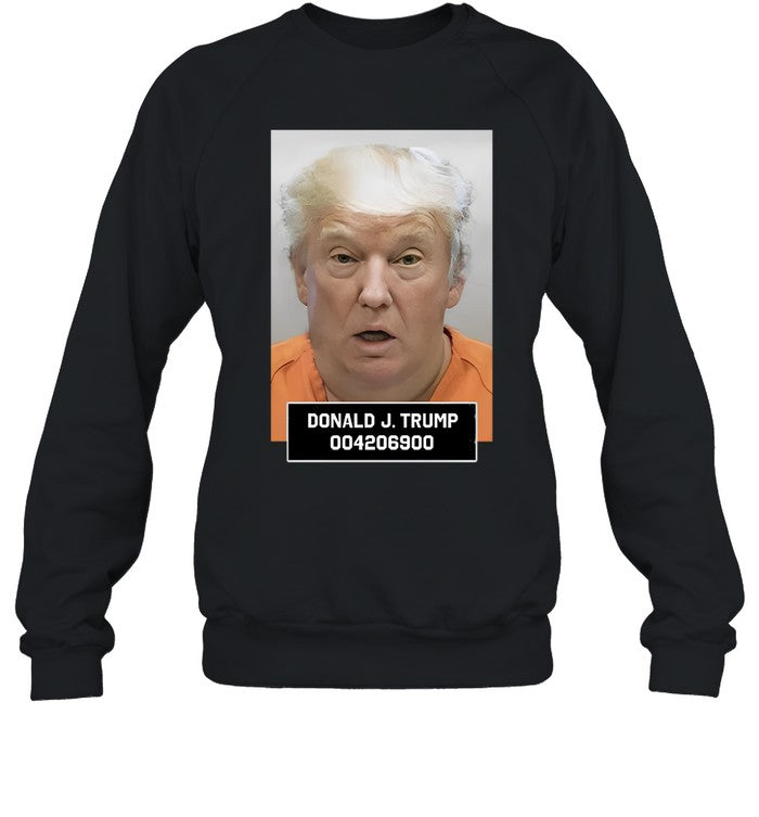 Donald J Trump 004206900 Mugshot Hoodie