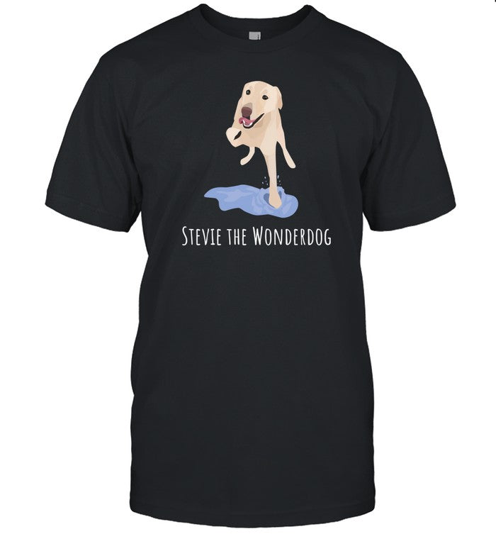 Stevie The Wonderdog T-Shirt, Hoodie, Tank Top, Sweater And Long Sleeve T-Shirt-Unisex T-Shirt