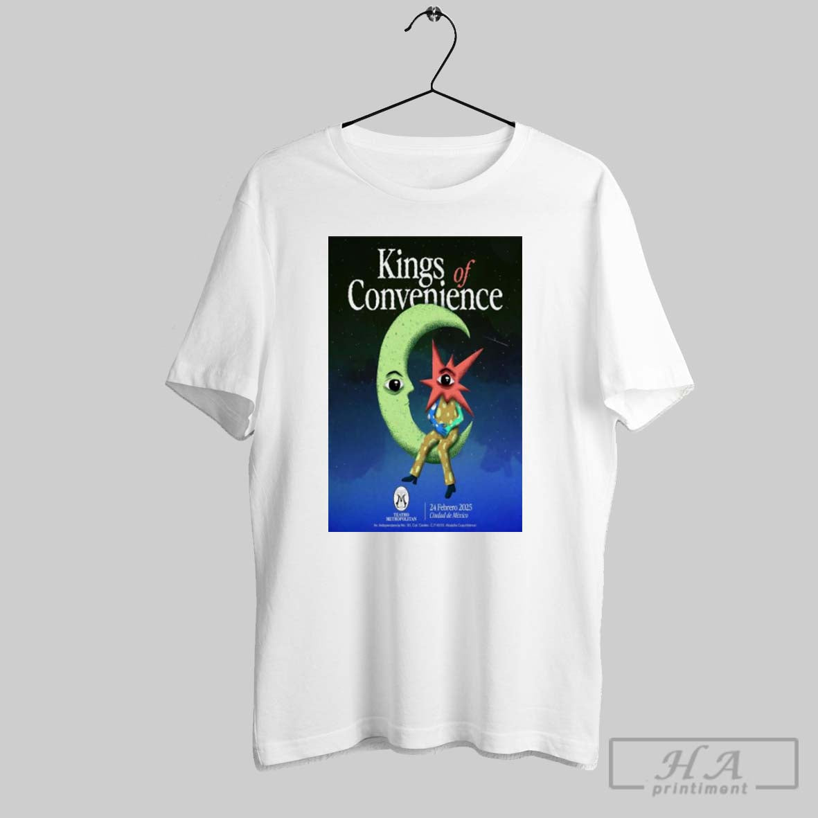 Poster Kings Of Convenience 2 24 2025 Mexico Teatro Metropolitan T Shirts
