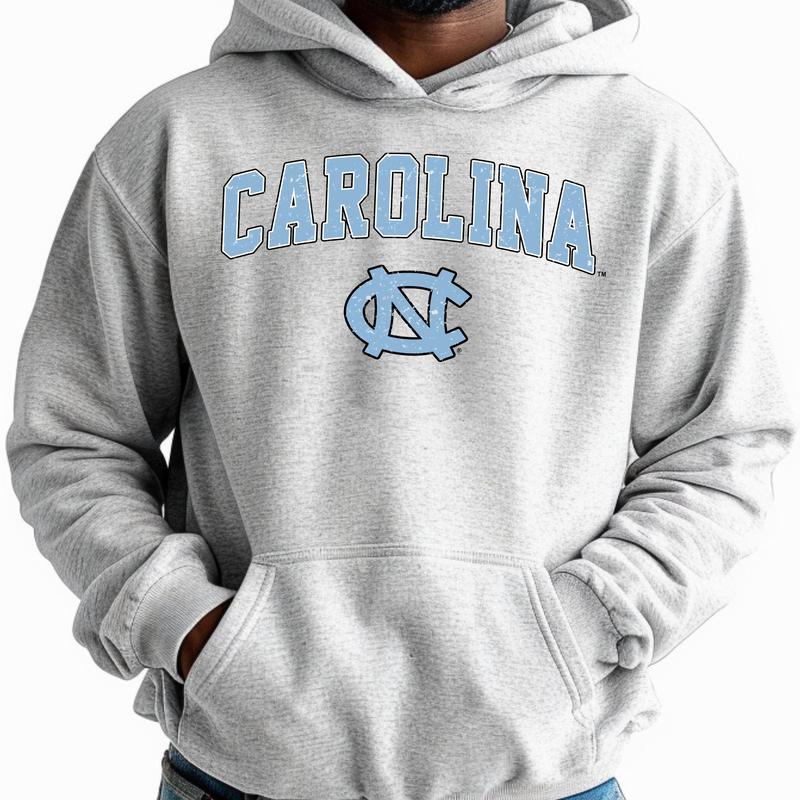 North Carolina Tar Heels Campus Hoodie, Graphic NCAA Shirt, Tournament Champions Shirt, Gift For NCAA Fan