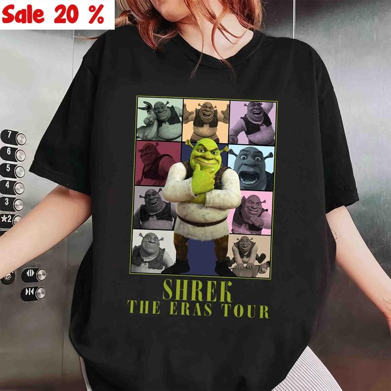 Shrek Eras Tour Funny Trending T-Shirt, Fiona and Shrek T-Shirt, Funny Shrek Trending Tee, Shrek Eras tour T-Shirt, Funny Trending Shrek T-Shirt, Gift