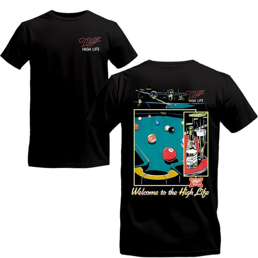 Miller High Life Sportsmans 20Club Two Sides Tshirt, Unisex Tshirt For Men, For Women