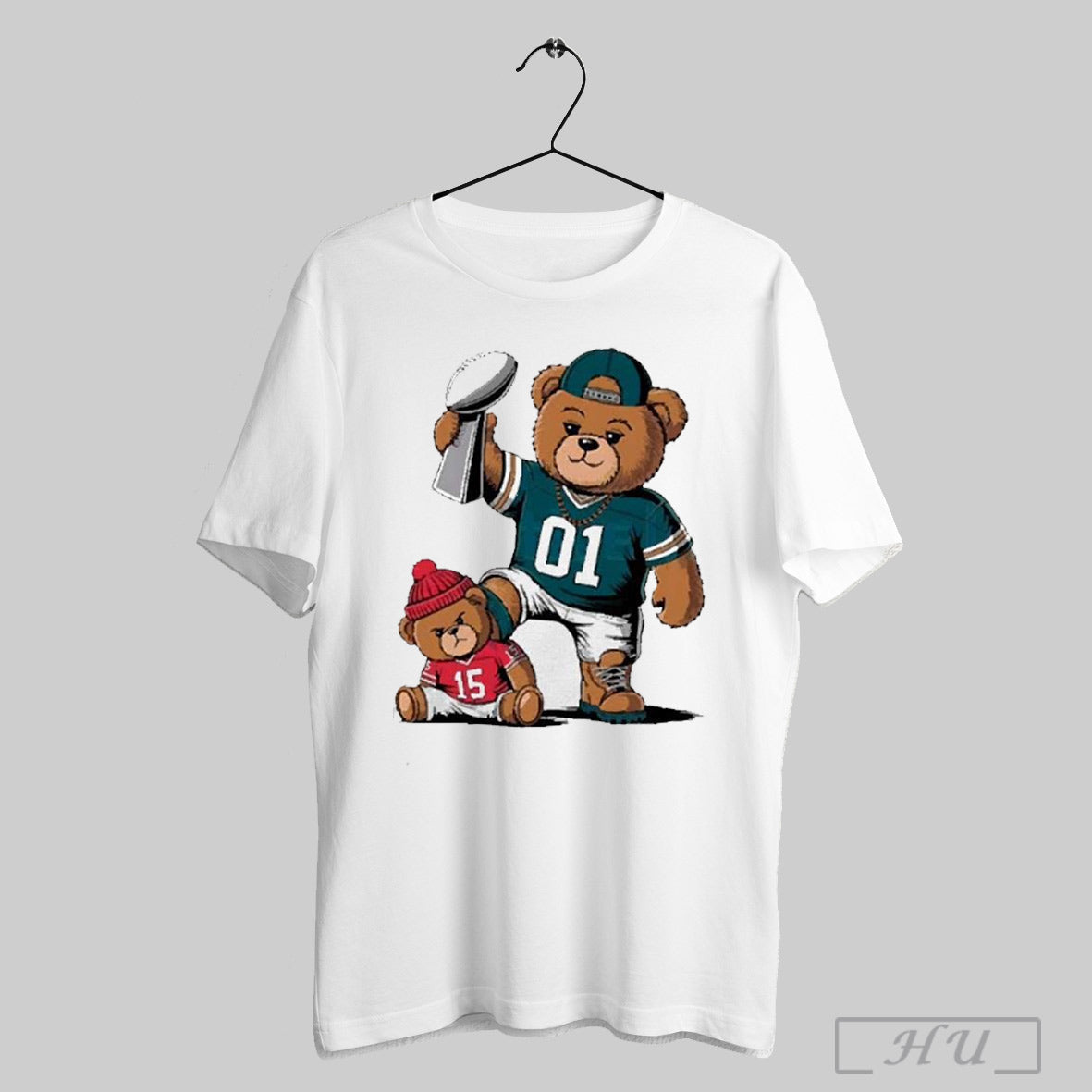 Teddy Eagles Stomp On Teddy Chiefs Super Bowl Lix Champions 2025 T Shirts Sweatshirt