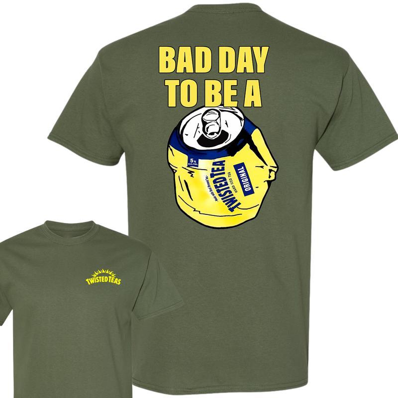Bad Day to Be a Twisted Tea 2 Sides T-Shirt, Summer T-Shirt, Unisex T-Shirt, For Men, For Women Menswear Top