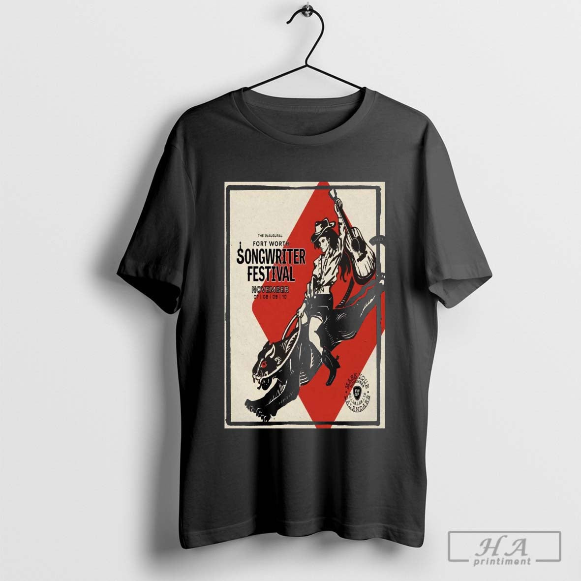 Songwriter Festival Southside Preservation Hall Fort Worth, TX Nov 7-10 2024 Tour Shirt