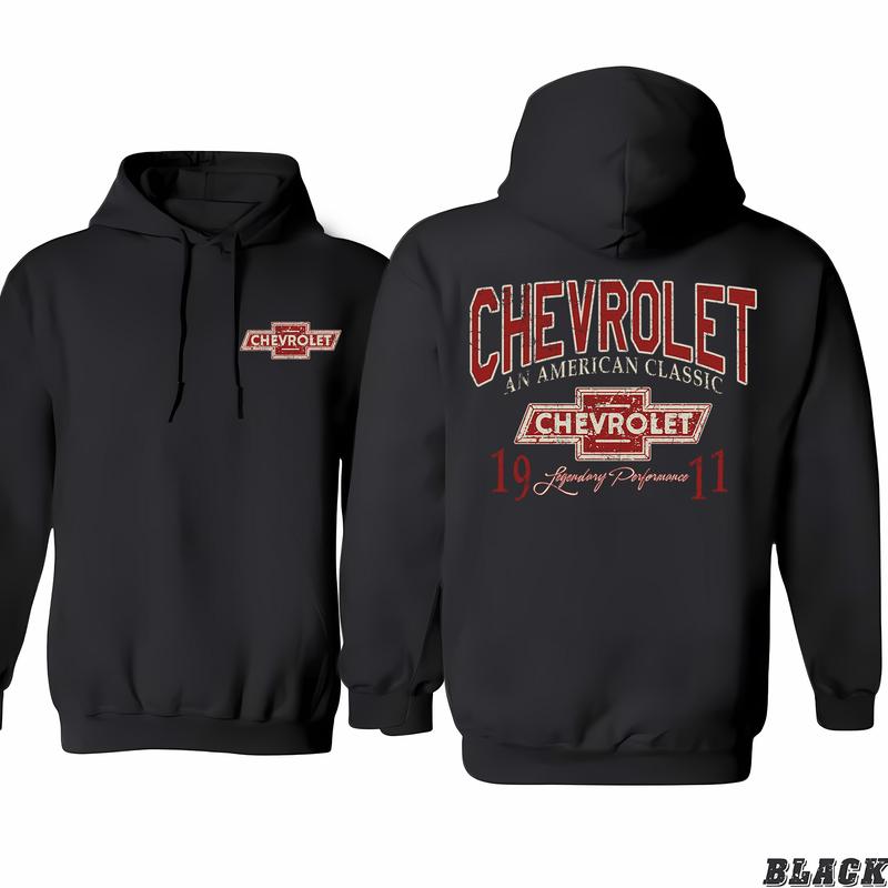 Chevrolet An American Classic Big & Tall Hoodie, Athleisure Wear, Universal Style Options, Classic Cotton, Menswear Unisex, Unisex