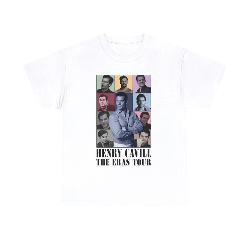 Henry Cavill The Eras Tour T- Shirt, Unisex Cotton Graphic Tee