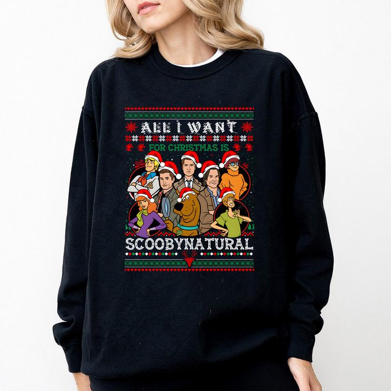 Supernatural Christmas T Shirt, Supernatural Vintage T Shirt, Gift For Woman and Man Unisex T-Shirt Sweatshirt Hoodie