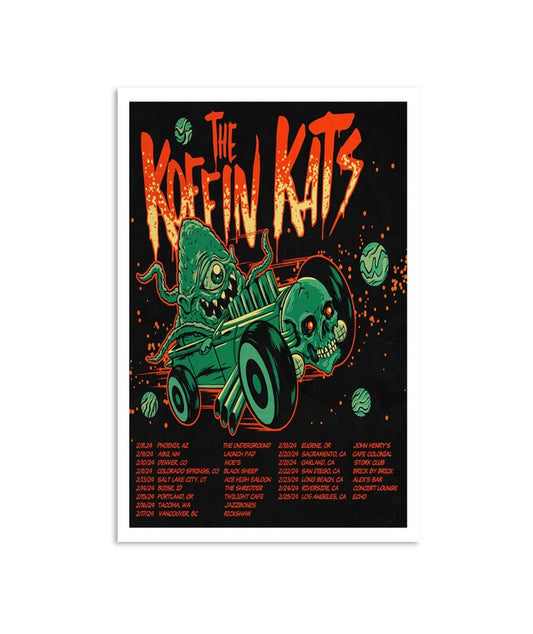 Koffin Kats Tour 2024 Poster